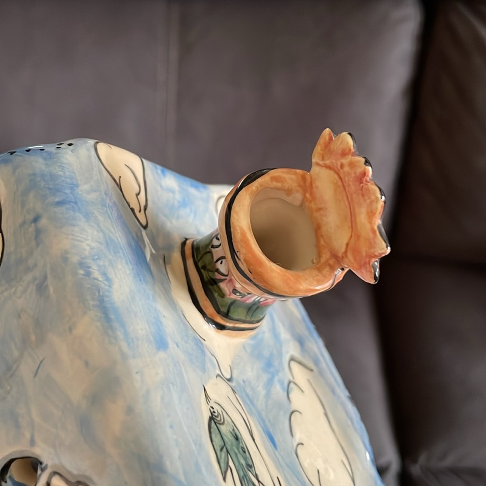 🌎Blue Sky Clayworks Tea Light House Heather Goldminc Little Bit of Heaven 2001 - Picture 13 of 16